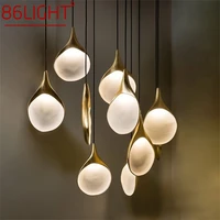 86light postmodern pendant lamp creative led hanging fixtures modern decorative lighting dining living room chandelier