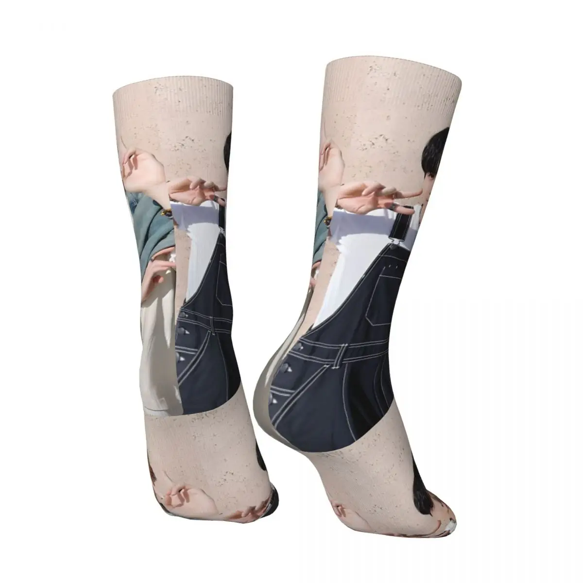 Мужские носки ATEEZ Yeosang Yunho винтажные бесшовные короткие в уличном стиле Харадзюку