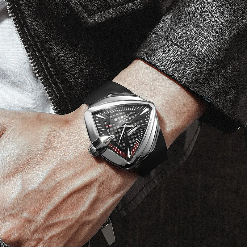 Новое поступление 2022 треугольные автоматические спортивные часы OUPAI мужские