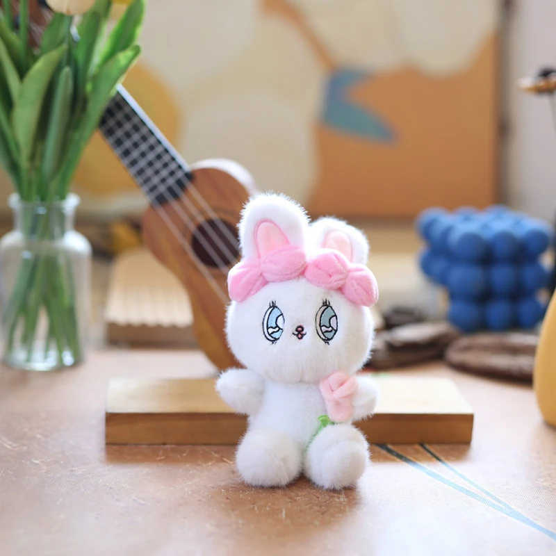 Мягкий Плюшевый Брелок С Кроликом Милая Кукла Игрушка-пасхальная Тематическая