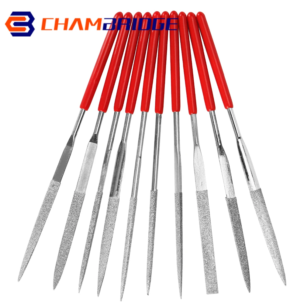 

10pcs Mini Needle File Set Manual Handy Tools Ceramic Crafts DIY Wood Rasp Files Needle Jewelry Polishing Carving Diamond File
