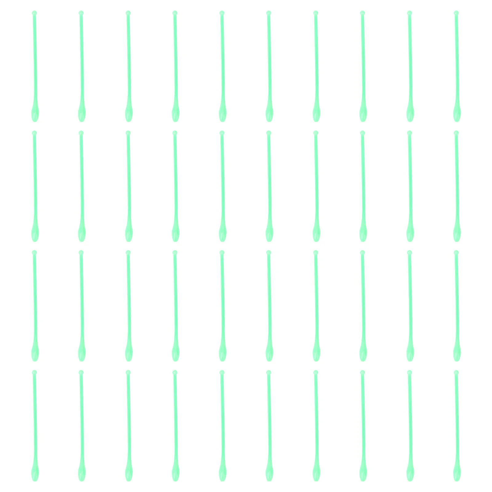 

100pcs Laboratory Spoons Reagent Sampling Spoon Spoon Green