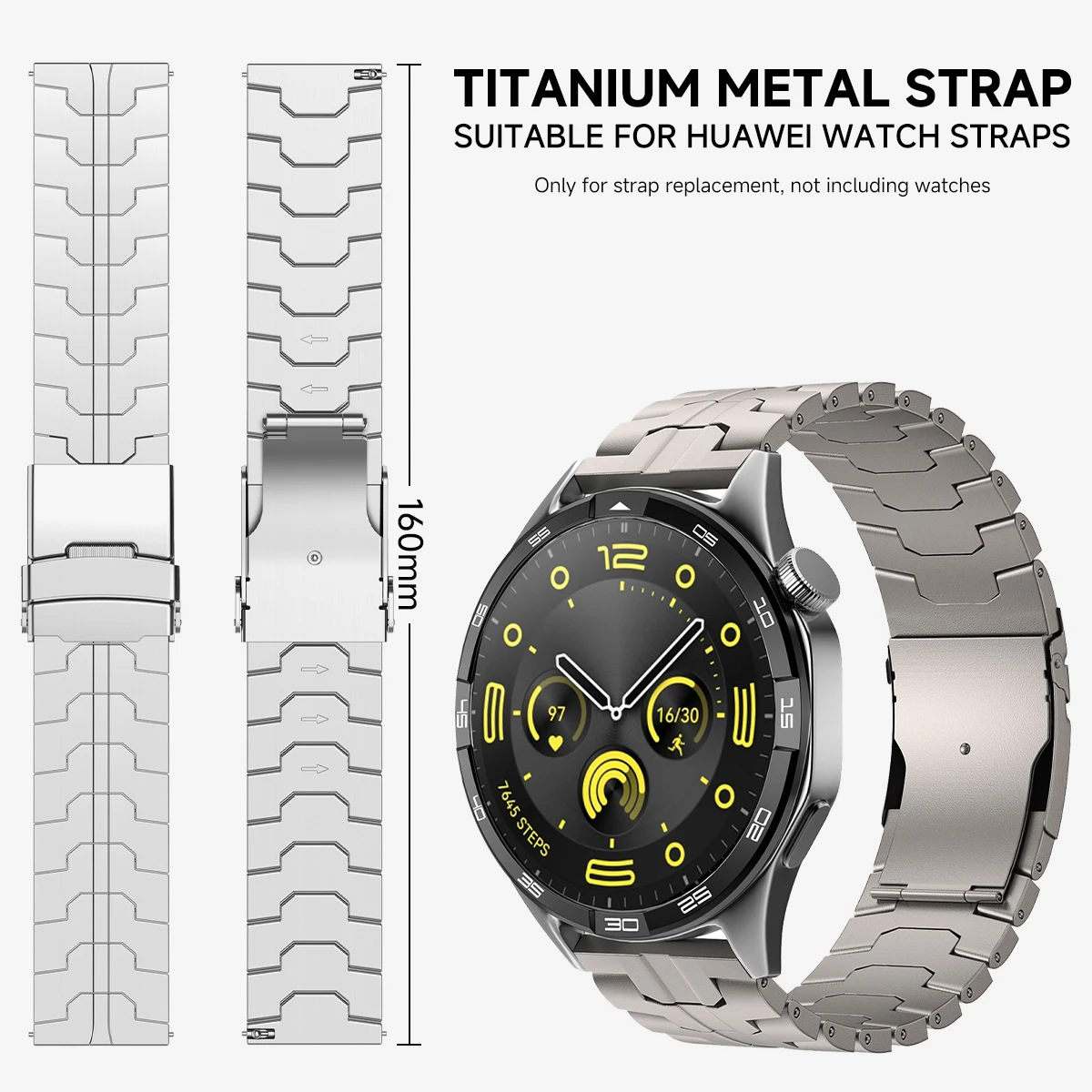 Фото Премиум прочный двухцветный металлический браслет для Google Pixel Watch 5 4 3 2 1, размеры 41 и 45 мм, быстрая установка, ремешок из нержавеющей стали. №4