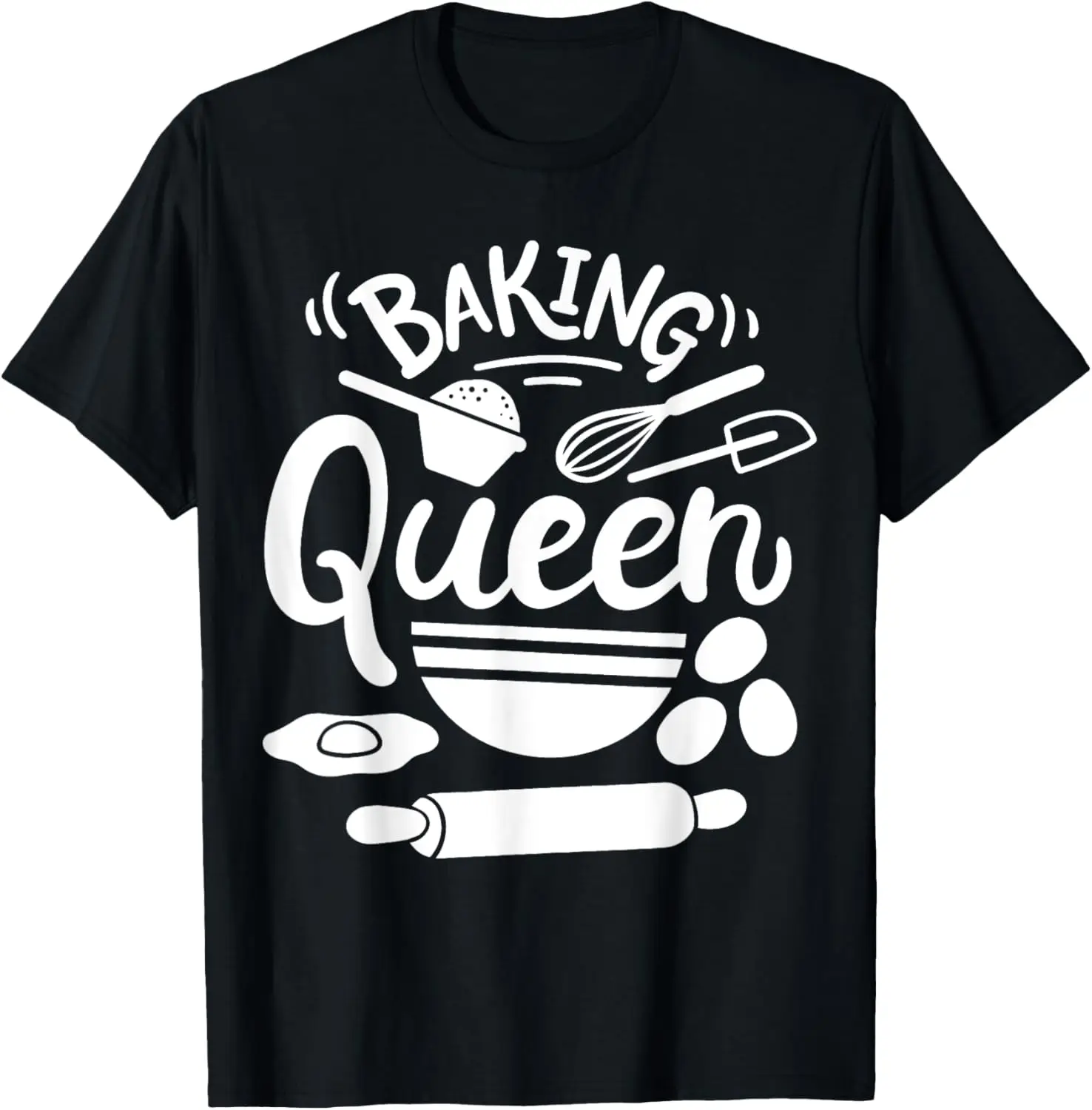 Футболка с изображением пекарни выпечки королевы