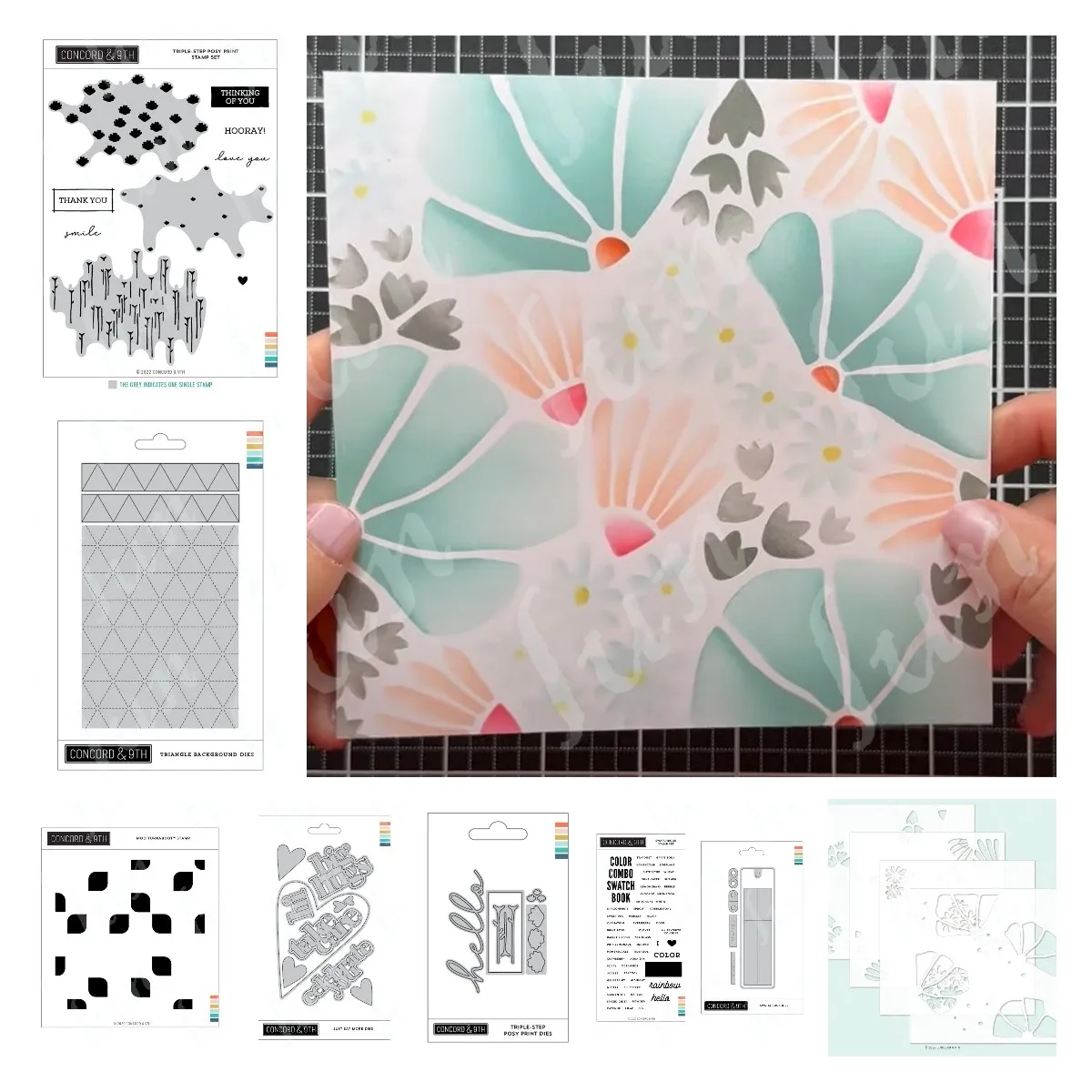 

Background Cutting Dies Clear Stamps and Flower Press Layered Stencils Supplies Embossed Template Diy Scrapbooking Decoration