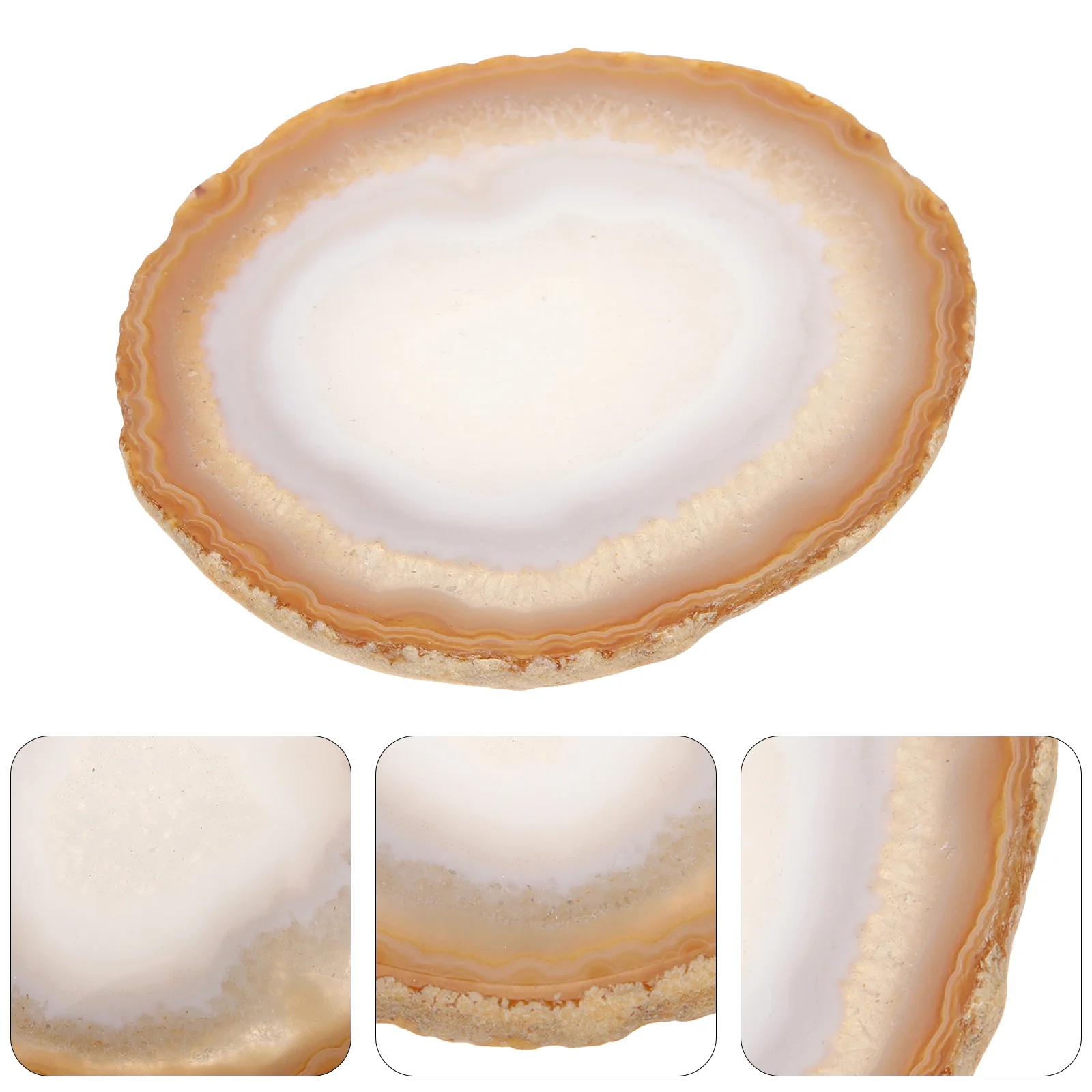 

Men Decor Single Coaster Drinks Cup Coaster Agate Household Cup Pads Wear-resistant Cup Mat Man