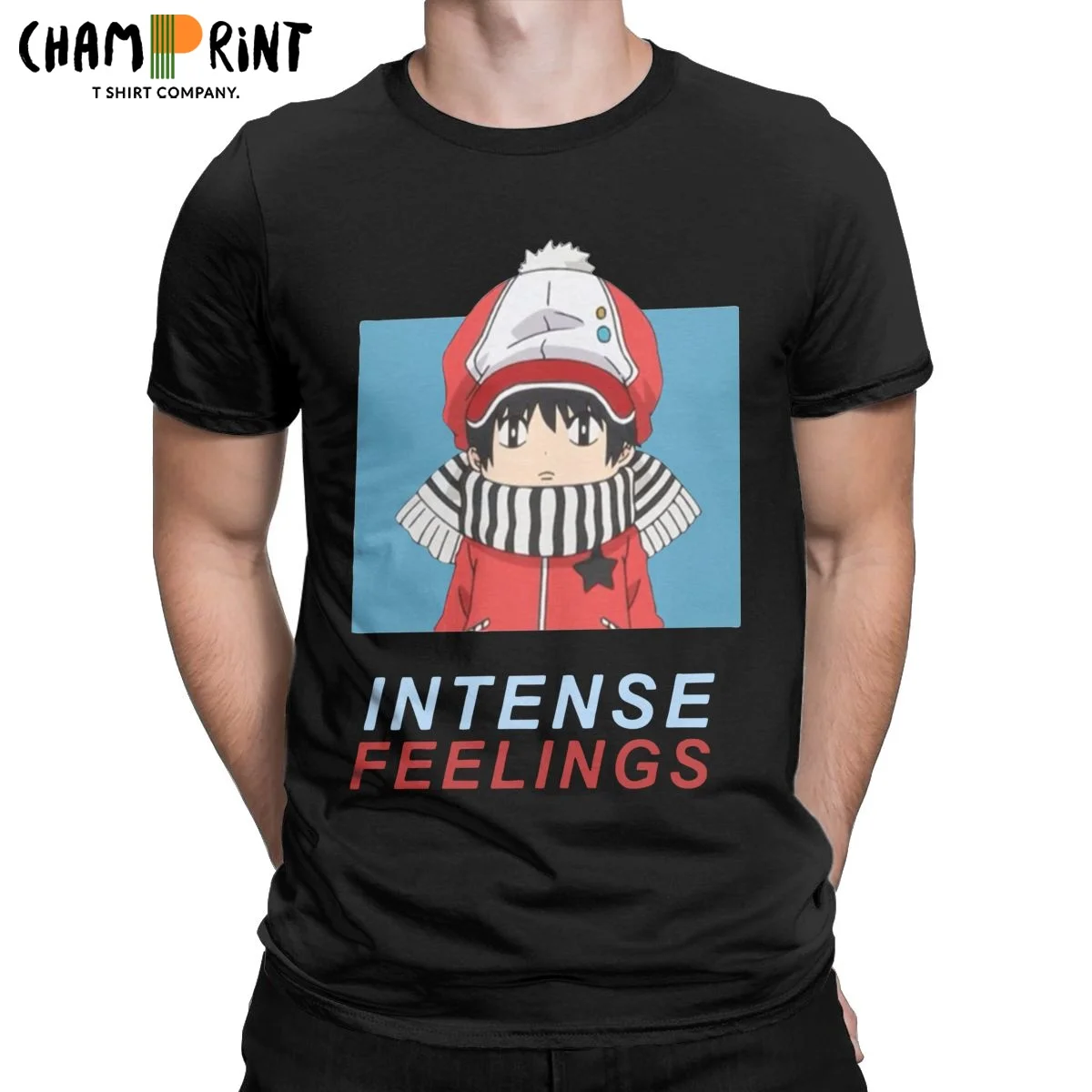 

Men T-Shirt Kotaro Lives Intense Feelings Unique Cotton Tee Shirt Short Sleeve Anime T Shirt Round Collar Clothing Plus Size