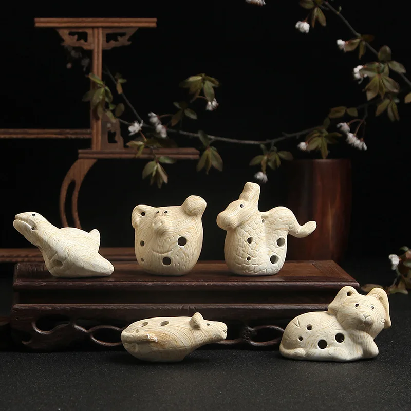 

Six-Hole Ceramic Flute For Chinese Zodiac Suitable For Beginners And Professional Players