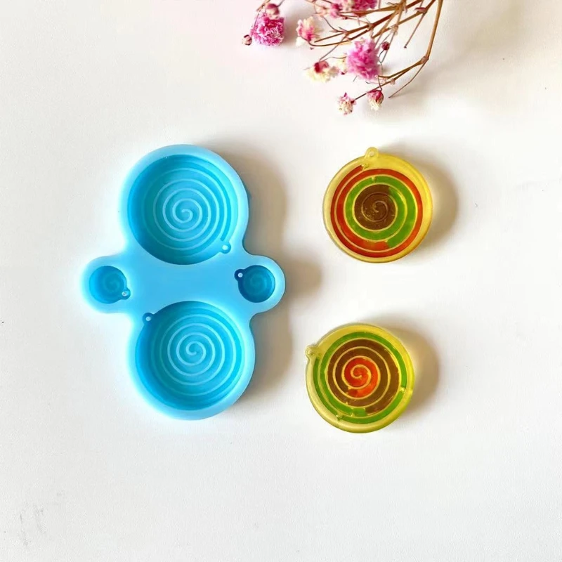 

DIY Crafts Polymer Clay Epoxy Mold Handmade Jewelry Mold Cute Watermelon Lollipop Eardrop Danglers Earrings Resin Mold