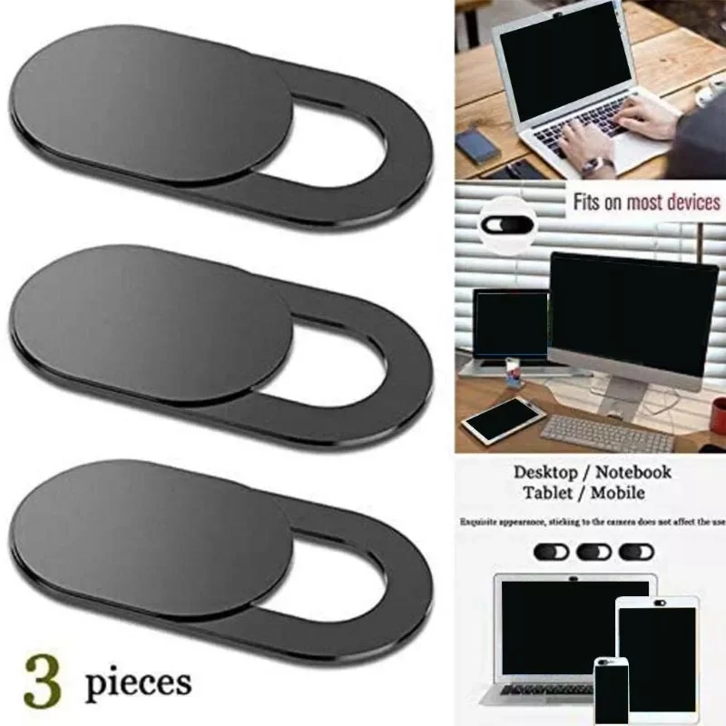 

Small and light 3pcs Camera Cover Slide Webcam Extensive Compatibility Protect Privacy Small and light