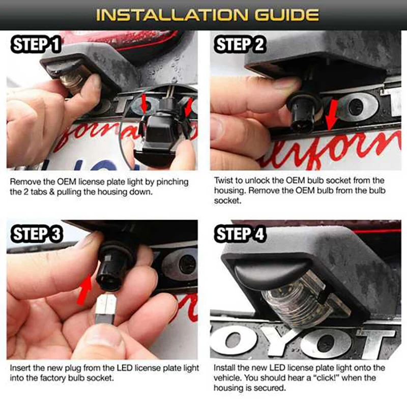 2 шт. автомобильные сигнальные лампы для заднего бампера