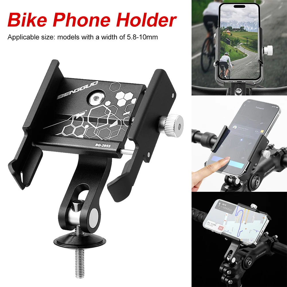 

New Bicycle Phone Holder Electric Scooter Universal Cycling Mobile Phone Holder Stand For Xiaomi Huawei IPhone Phone Shelf