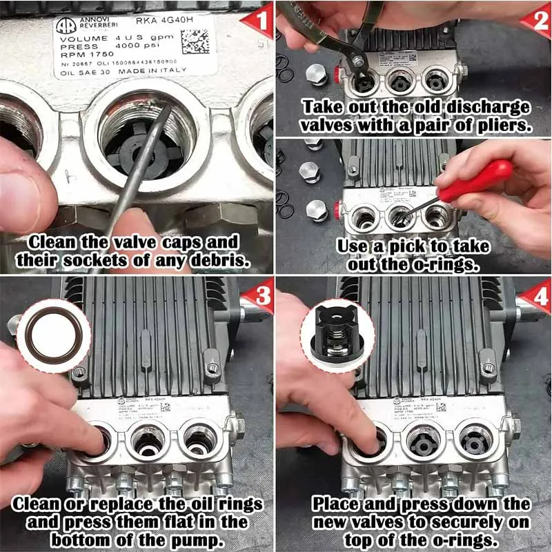 Рисунок 4 - Комплект обратных клапанов водяного насоса AR1828