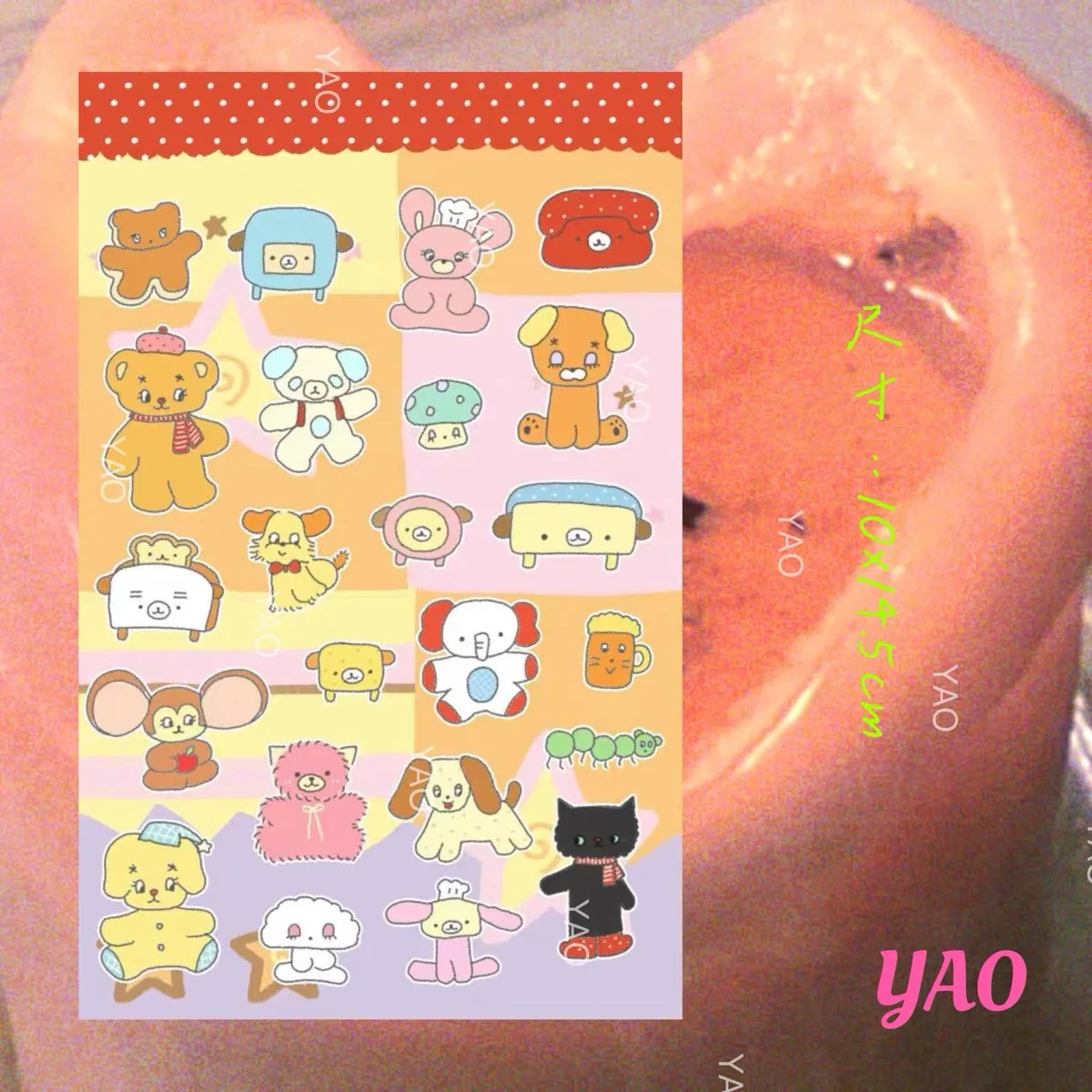 Наклейки в стиле ретро с изображением медведя