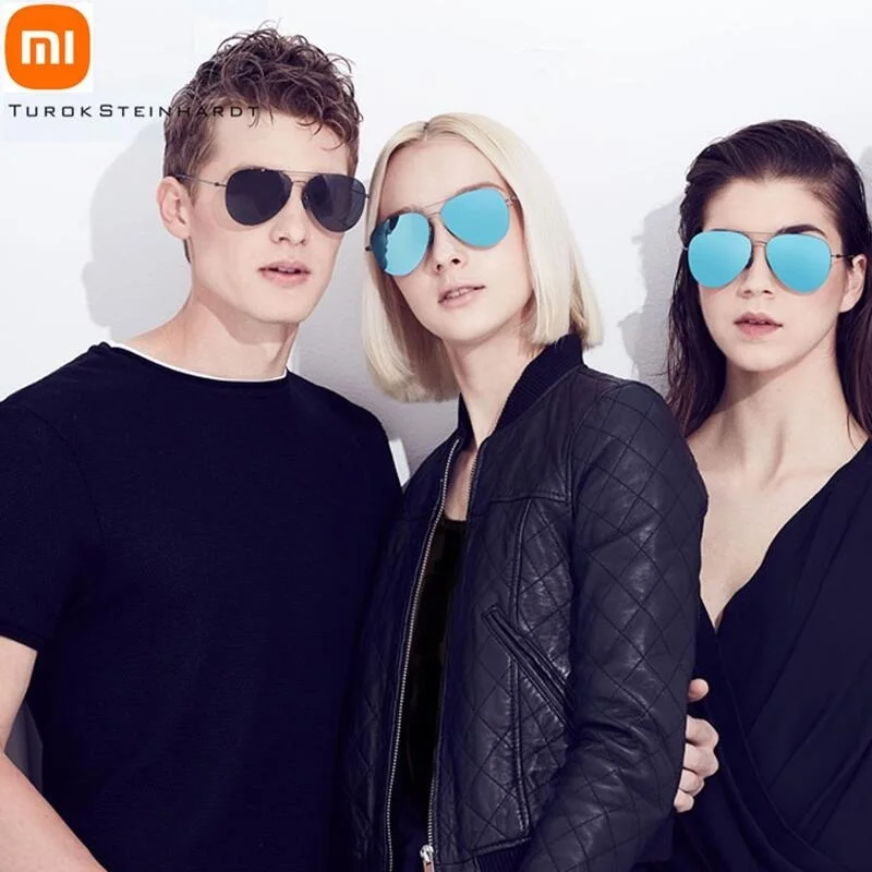 

Поляризованные солнцезащитные очки Xiaomi Mijia Turok Steinhardt TS, Нейлоновые цветные очки в стиле ретро, с защитой от ультрафиолета на 100% градусов, с че...