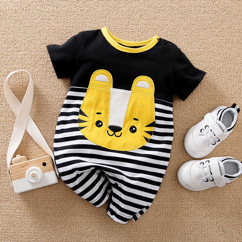 

Baby Clothes Bodysuit for Newborn Baby Cartoon Animal Onesie Boy Hip Wrap Jumper Jumpsuit Crawl Suit Baby Girl Outfit Romper