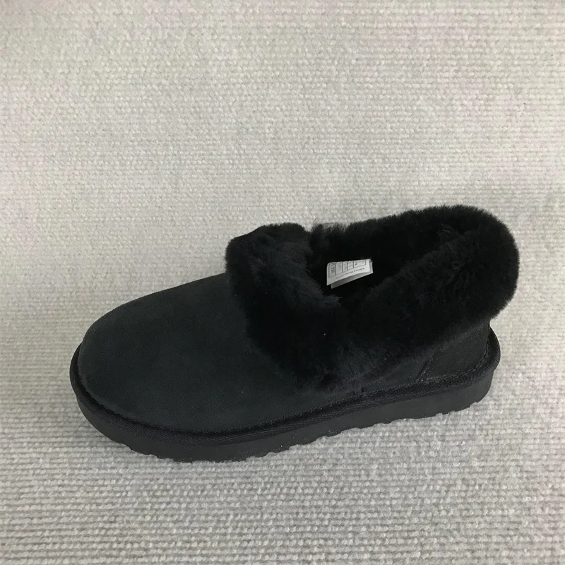 Женские ботинки на плоском каблуке кожаная женская обувь австралийская зимняя