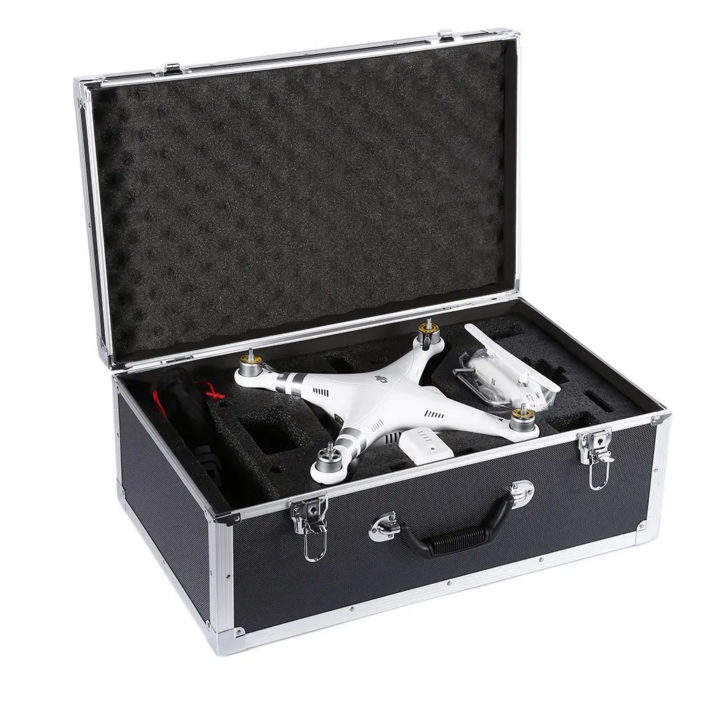 Black Aluminum Case Protective Protector Carry Out Box Suitcase For Phantom 3 Exquisitely Designed Durable Gorgeous