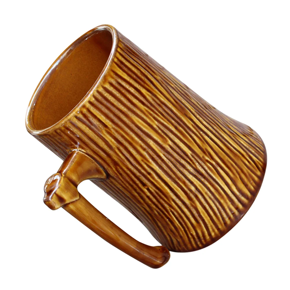 

Water Mug Handheld Water Cup Ceramic Drinks Mug Home Cup Office Cup 600ml