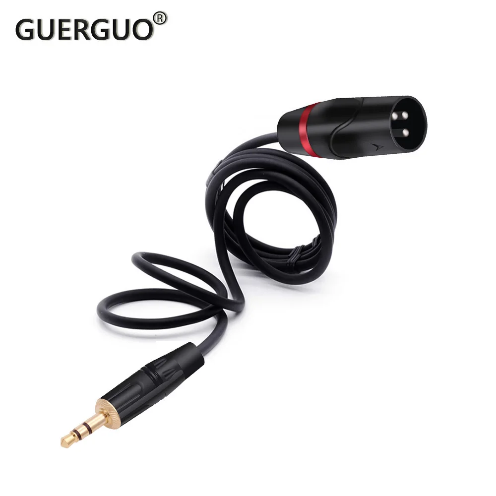 

Кабель для микрофона с позолоченным штекером 3,5 мм и штекером XLR