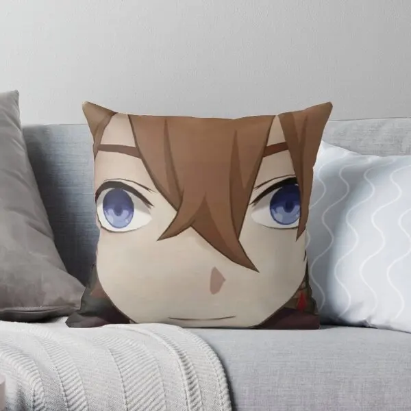 

Childe Genshin Impact Printing Throw Pillow Cover Office Bedroom Hotel Fashion Decorative Wedding Car Pillows not include