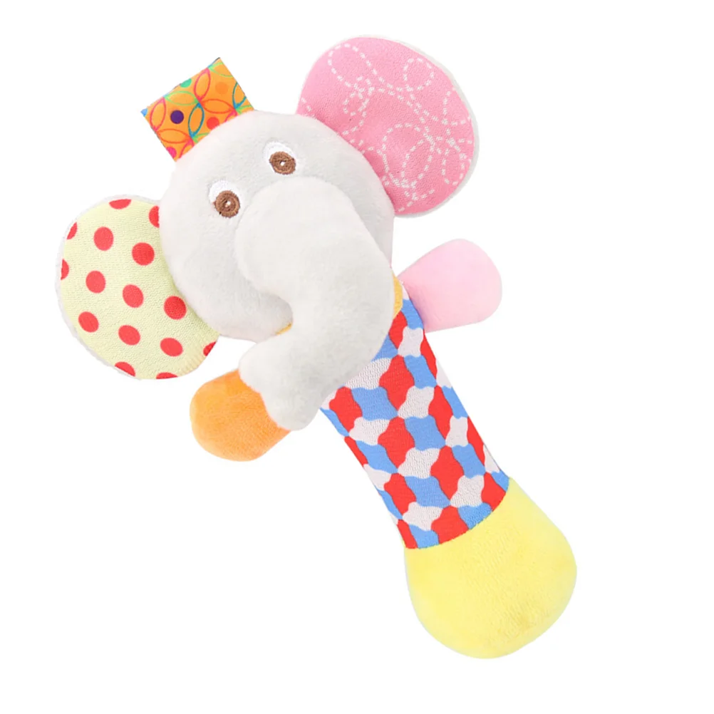 

1pc Baby Rattles Plush Handbells Infant Shaker Rattle Jingle Bells Children
