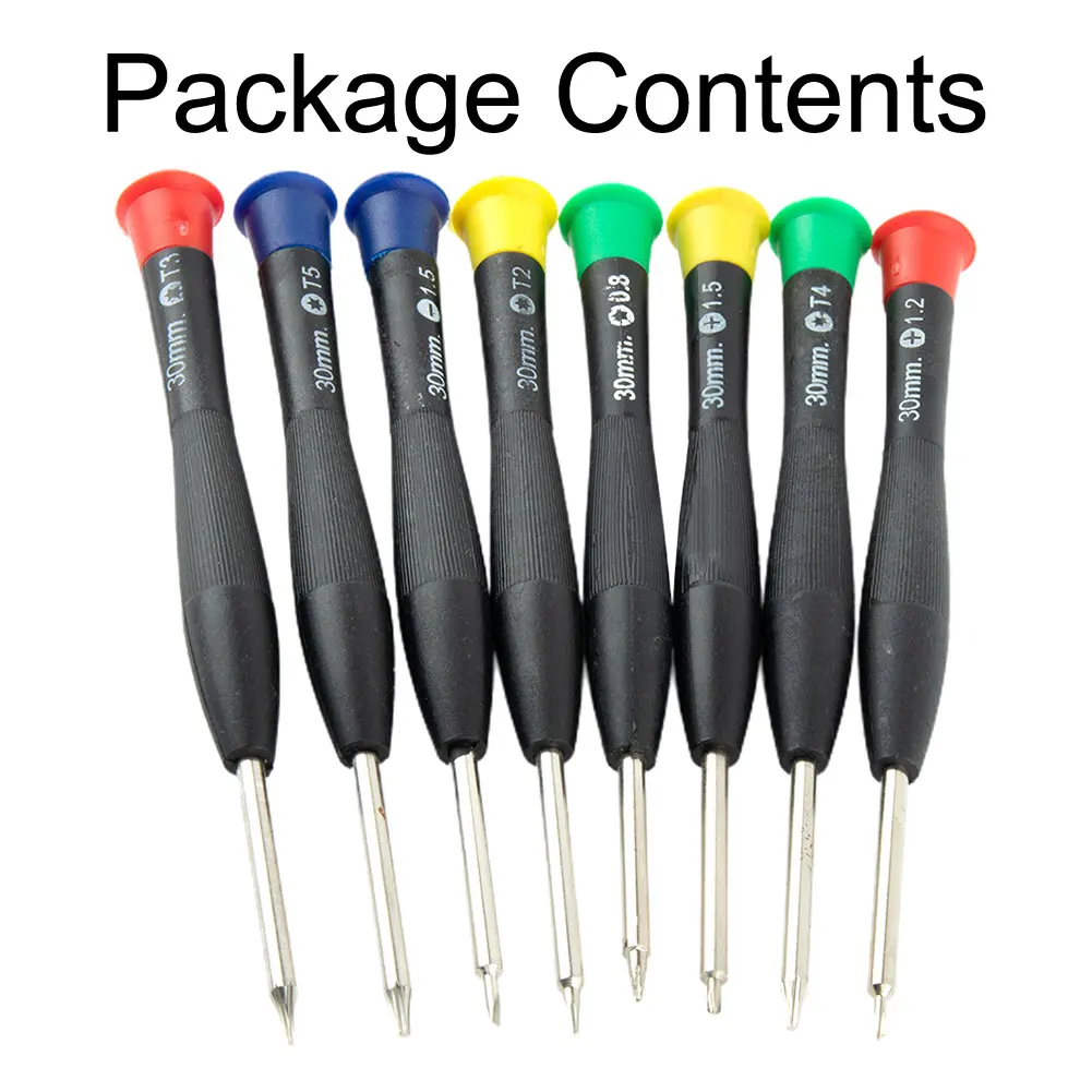 

8pcs Screwdriver Set Magnetic Screw Driver Kit Bits Precision Torx Cross Screwdriver Set Repairing Tools T3 T4 T5 PH000 SL1.5