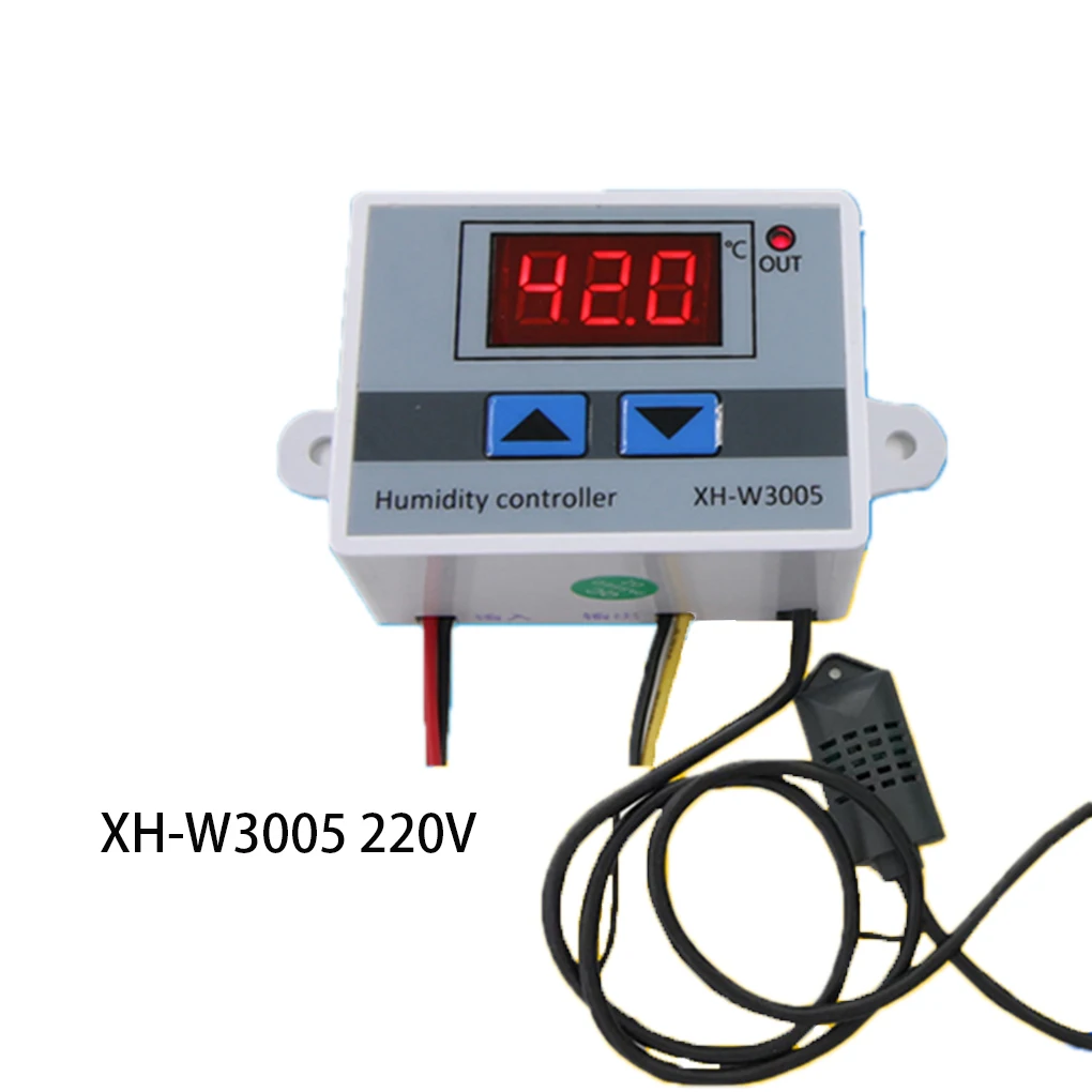 

Digital Humidity Controller 220V 12V 24V Hygrometer Control Switch 0-99 RH Humidity Sensor