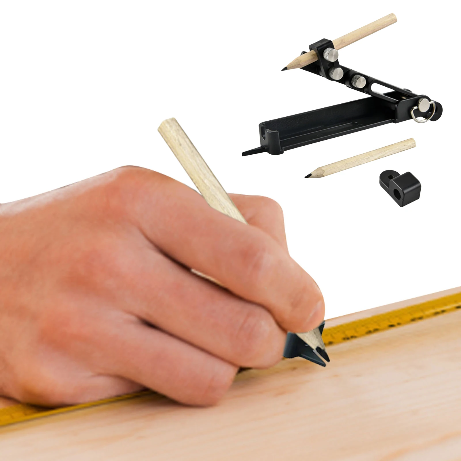 

Scribing Tools Aluminum Alloy Woodworking Scribing Tools With Deep Hole Pencils For Construction Usage Multifunctional Scribe