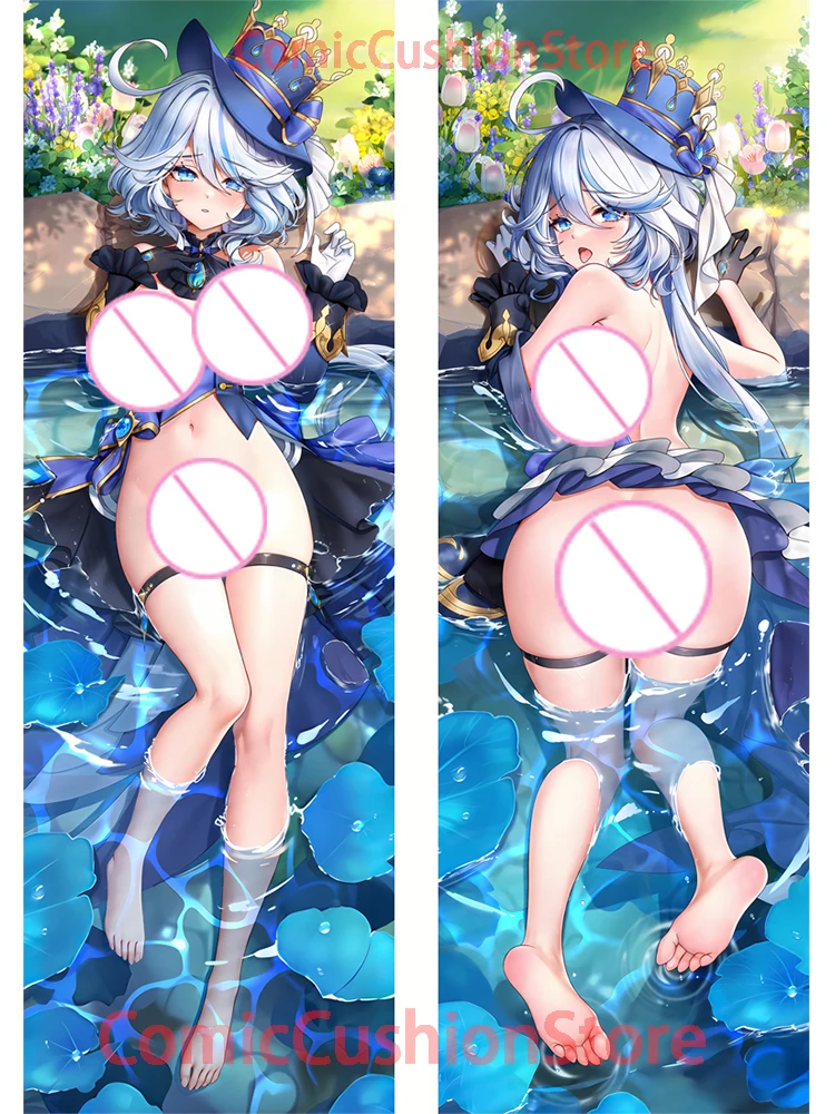 

Dakimakura anime Дакимакура аниме Focalors Genshin ударная двухсторонняя подушка для тела в натуральную величину наволочка для взрослых