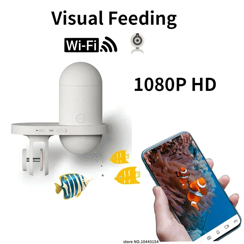 Автоматическая кормушка для аквариума с камерой кормушки количественная