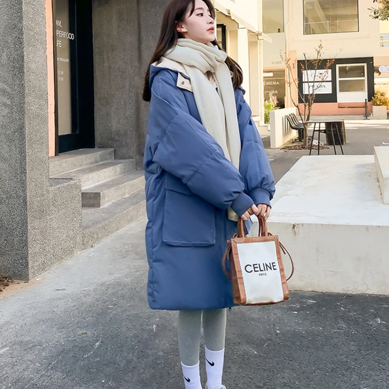 Winter Coat for Women Coats Parkas Jackets Oversize Hooded Cotton Padded Jacket Korean Fashion Women's Winter Jacket 2022