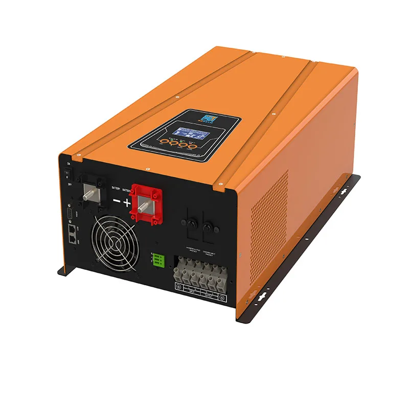 

Pure Sine Wave Power Inverter of Off grid 6000W/6KW DC 24V 48V to AC220V 230V 240V Combined 50HZ Inverter with AC Charger
