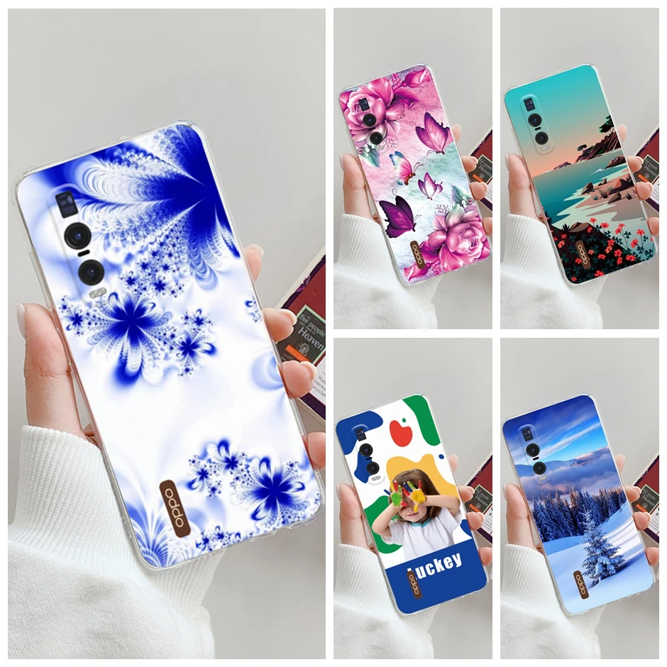 Прозрачный силиконовый чехол для OPPO Find X2 Pro, OPPO CPH2023 CPH2025, мягкий чехол для телефона OPPO FindX2 X 2 Pro