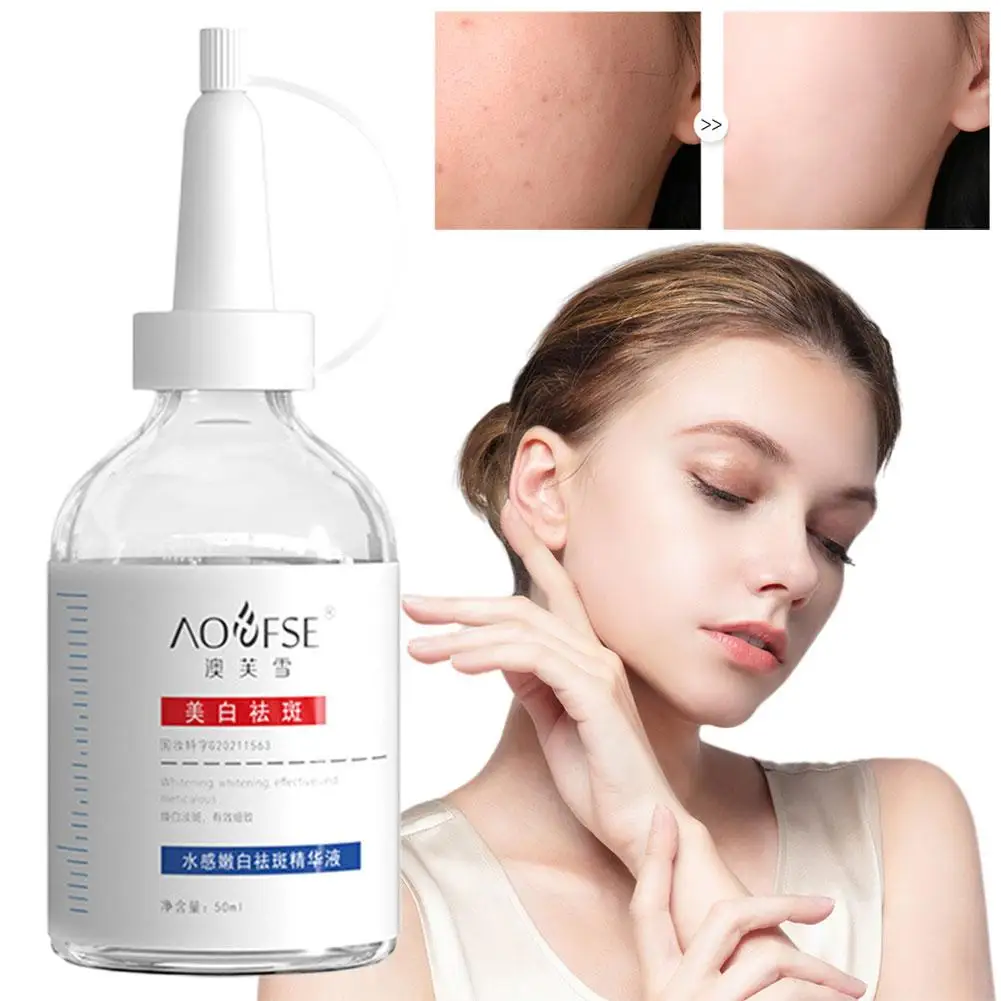 

50ml Black Spot Remover Serum Whitening Brightening Freckle Skin Face Removal Serum Serum Whitening Freckle Dark Care Fade M9o4