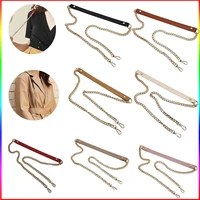 metal bag chain replacement pu leather bag straps for women handbag handles shoulder straps accessories bag handles