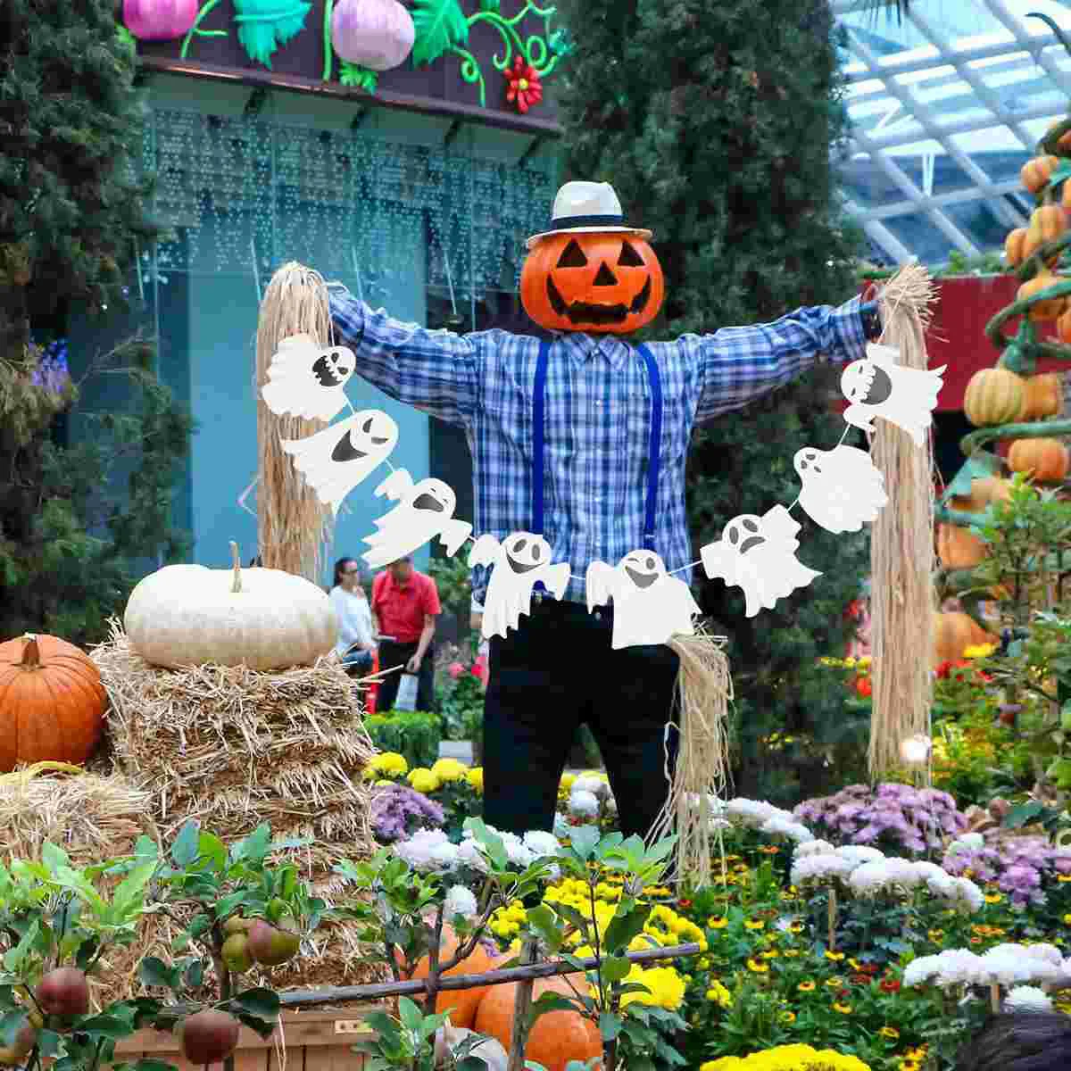 

3 Meters DIY Paper Chain Streamer Decorative Hanging Ornaments Flage for Festival Decoration Party