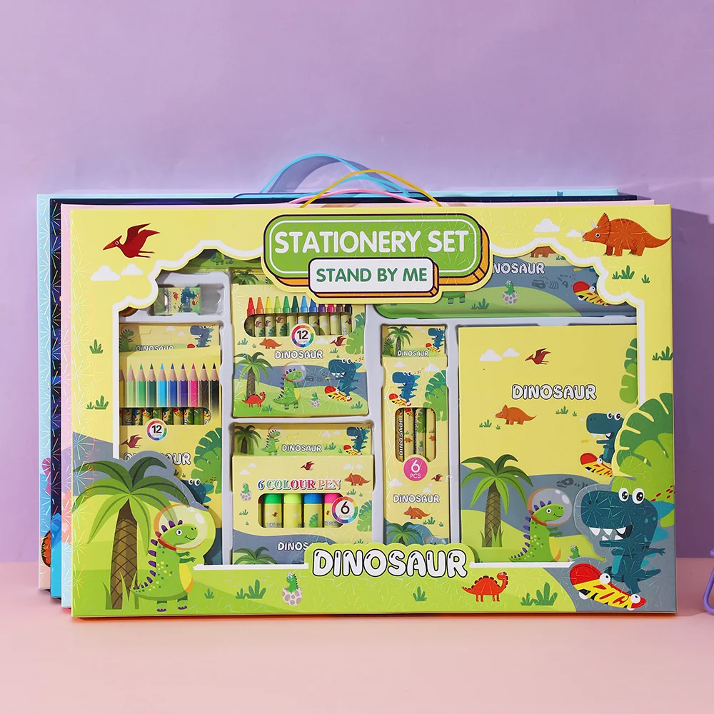 

B-SHAMO 41pcs-in-one Stationery Sets Super Gifts for Kindergarten Kid Primary School Student Office School Stationery Supply