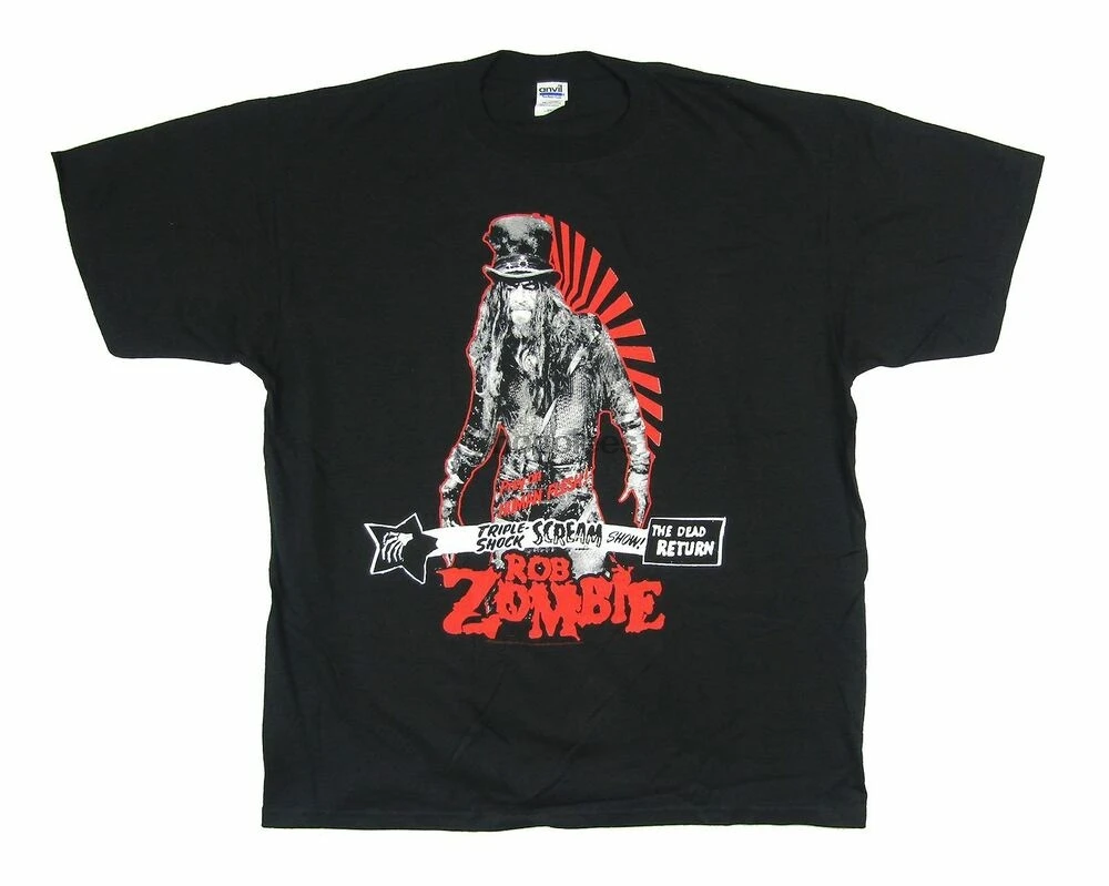 Футболка с изображением зомби черепа и кроссбостей возвращающаяся черная