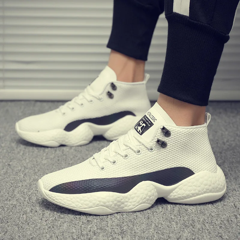 Men Sneakers Outdoor Warm Running Shoes Black White Fur Sport Trainers Winter Athletic Sneakers Men Breathable Walking Footwear