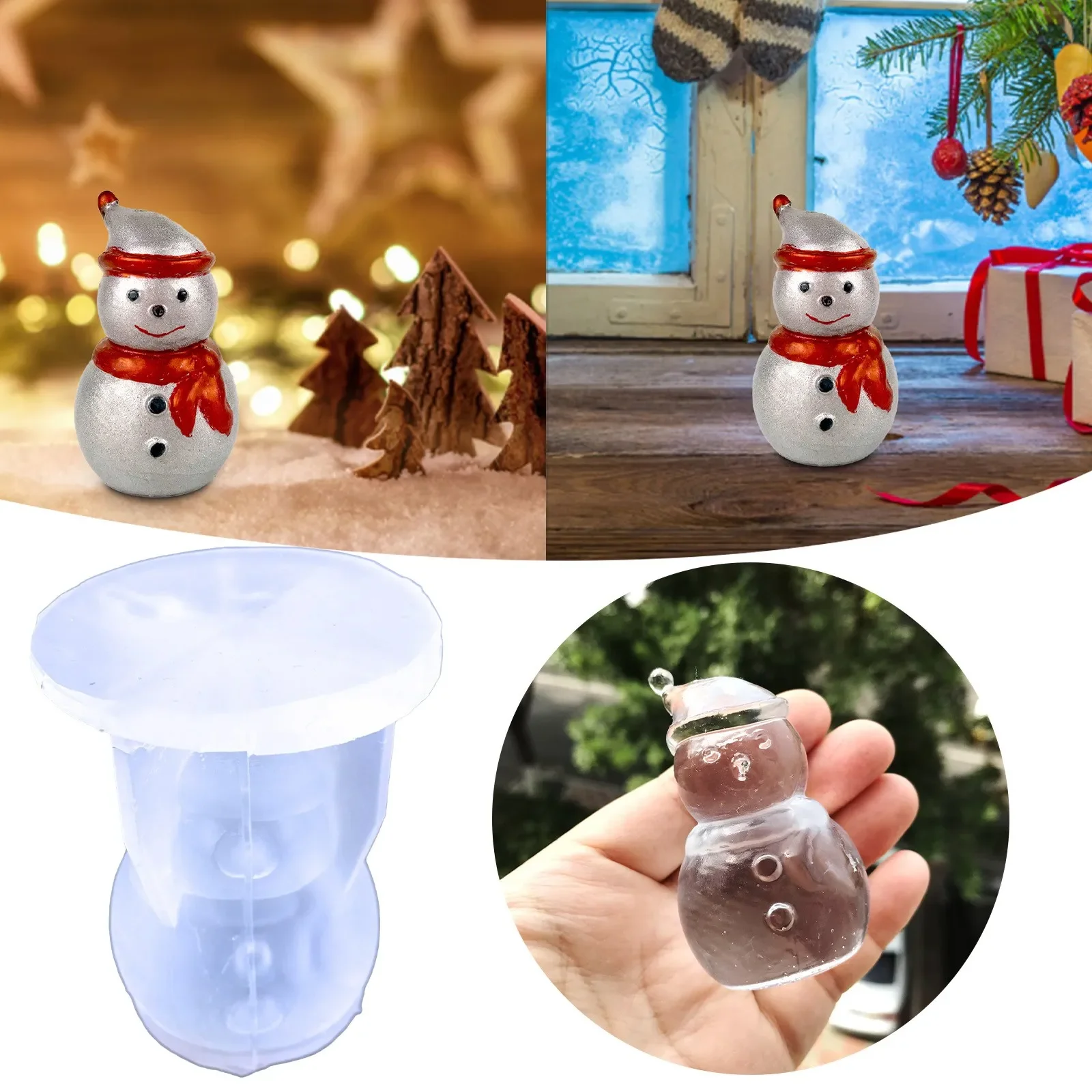 

Shiny Silicone Mould Pendant DIY Silicone Mould Mirror Epoxy Crystal Epoxy Mould For Nail Desk Station with Vent