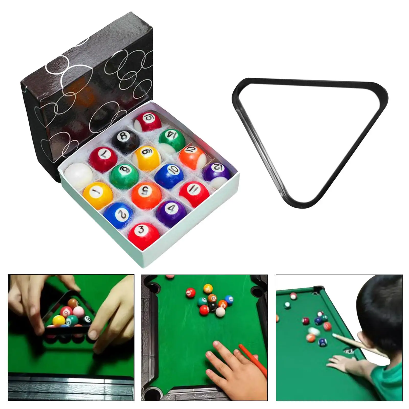 16x мини бильярдные шары маленький бильярдный стол аксессуары для спорта отдыха