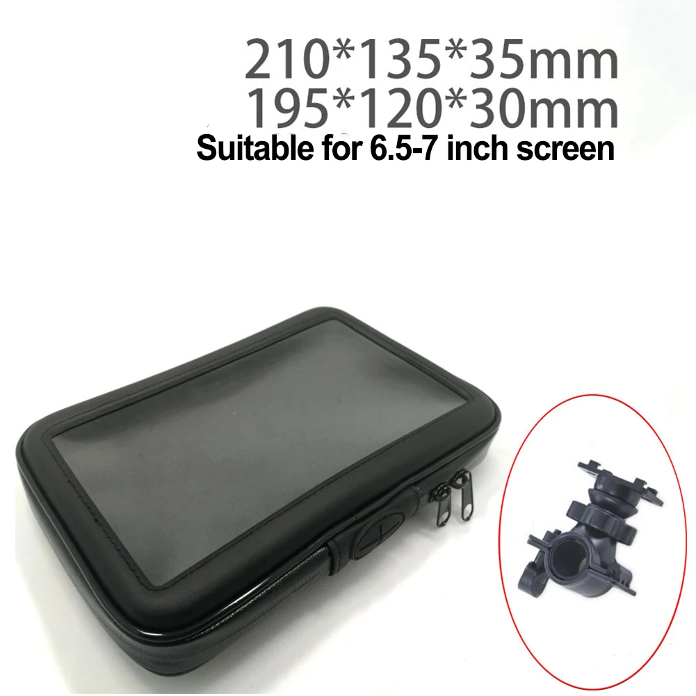 

Bicycle Bags Bike Bag PU Waterproof Bag Bicycle Bike Bags Cycling Phone Case For 6.5-7 Inches Phone Motorcycle