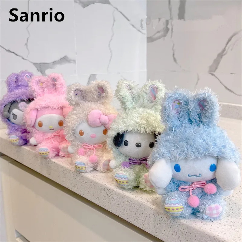 

Kawaii Cinnamorol кукла Mymelody плюшевые куклы Kuromi плюшевая игрушка Sanrio, Хелло Китти аниме Пасхальный кролик плюшевые куклы