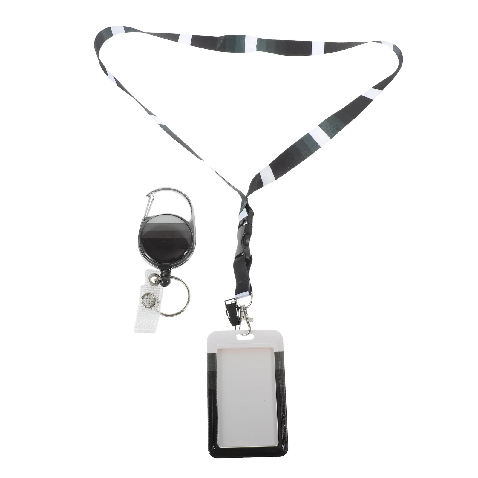 

Держатель для сертификата ID Чехол Lanyard брелок для ключей для студентов пластиковый бейдж выдвижной зажим