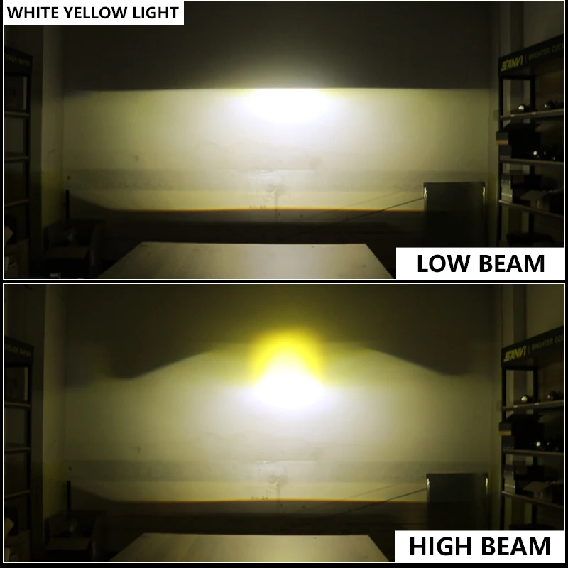 Двойные светодиодные противотуманные линзы SANVI 3 цвета для автомобилей 12 В Toyota Lexus