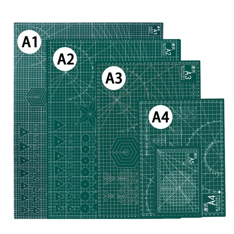 

A2 Self Healing PVC Cutting Mat, Double Sided Gridded Rotary Cutting Board for Art Craft, Fabric, Quilting, Sewing, Scrapbooking