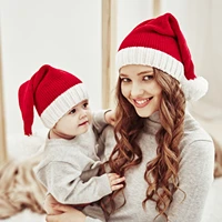 autumn and winter mother baby knitted hat new christmas warm hats parent child hat beanies for women