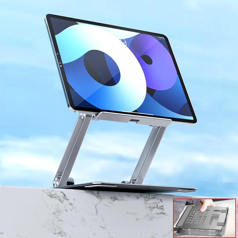 Подставка OUTMIX для планшета алюминиевая регулируемая настольная Складная