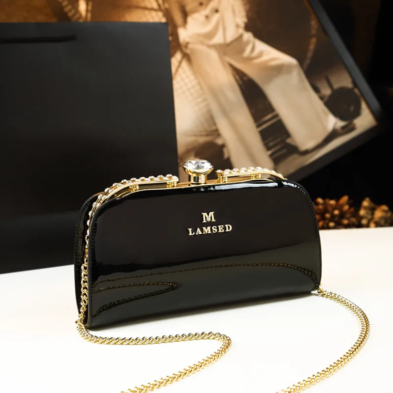 

Luxury Brand Bag Cc Hot Sale Ladies Real Leather Chain Shell Bag Retro Shoulder Handbag Luxury Designer Wallet Gg Sac Luxe Femme